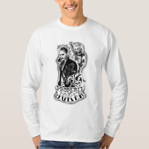 Suicide Squad Joker & Harley Airbrush Tattoo T-Shirt