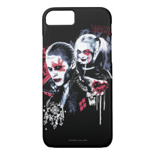 Suicide Squad   Joker & Harley Painted Graffiti iPhone 8/7 Case