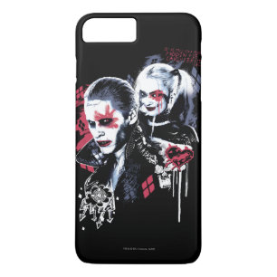 Suicide Squad   Joker & Harley Painted Graffiti Case-Mate iPhone Case
