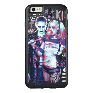 Suicide Squad   Joker & Harley Typography Photo OtterBox iPhone 6/6s Plus Case