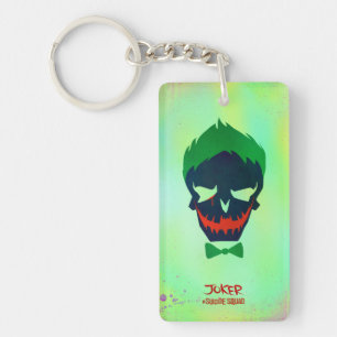 Suicide Squad   Joker Head Icon Keychain