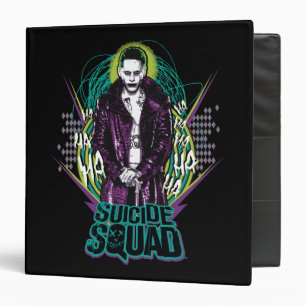 Suicide Squad Joker Retro Rock Graphic Binder