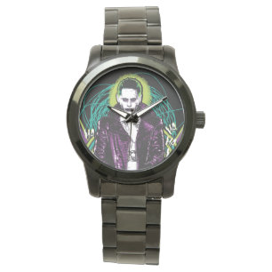 Suicide Squad Joker Retro Rock Graphic Watch