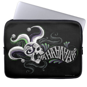 Suicide Squad   Joker Skull - Haha Laptop Sleeve