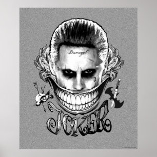 Suicide Squad Joker Smile Poster