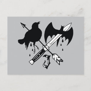 Suicide Squad Joker Symbol Postcard