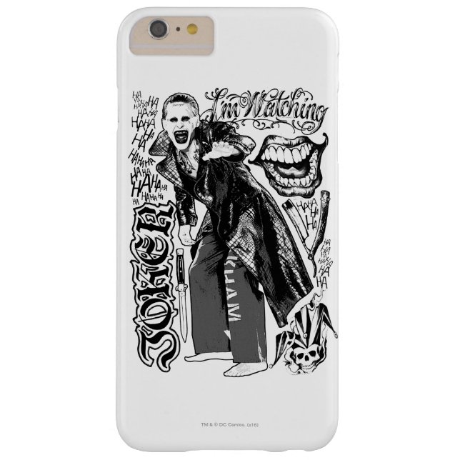 Suicide Squad | Joker Typography Photo Case-Mate iPhone Case (Back)