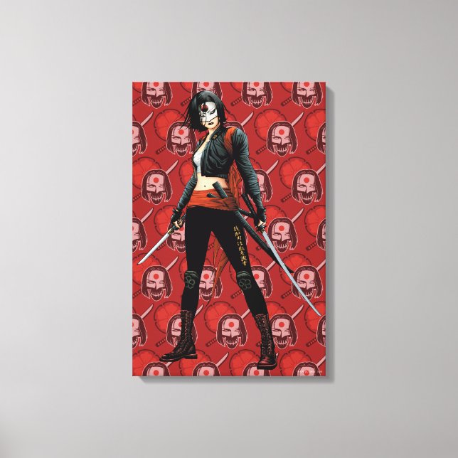 Suicide Squad | Katana Comic Book Art Canvas Print (Front)