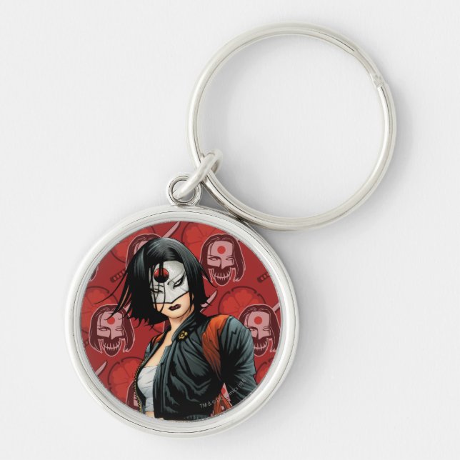 Suicide Squad | Katana Comic Book Art Keychain (Front)