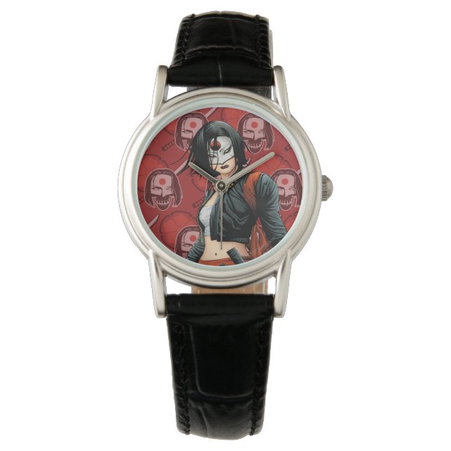 Suicide Squad | Katana Comic Book Art Watch (Front)