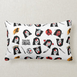 Suicide Squad   Katana Emoji Pattern Lumbar Pillow
