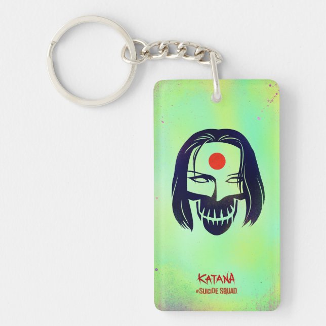 Suicide Squad | Katana Head Icon Keychain (Front)