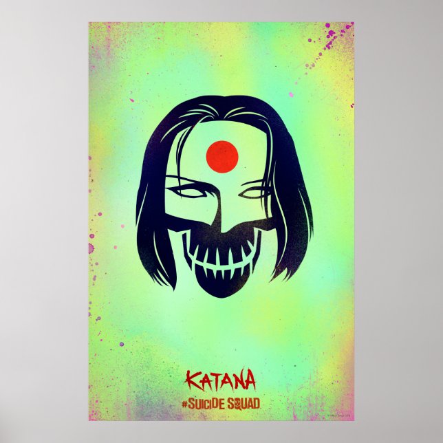 Suicide Squad | Katana Head Icon Poster (Front)