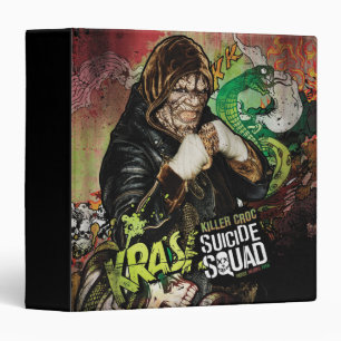 Suicide Squad Killer Croc Character Graffiti Binder
