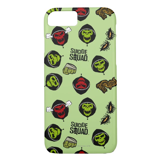 Suicide Squad | Killer Croc Emoji Pattern Case-Mate iPhone Case (Back)