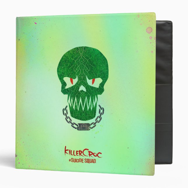 Suicide Squad | Killer Croc Head Icon Binder (Front/Inside)