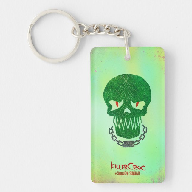 Suicide Squad | Killer Croc Head Icon Keychain (Front)