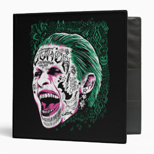 Suicide Squad Laughing Joker Head Sketch Binder
