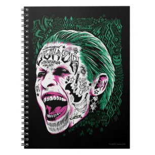 Suicide Squad Laughing Joker Head Sketch Notebook