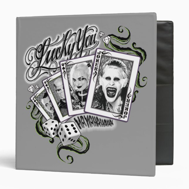 Suicide Squad | "Lucky You" Playing Cards Binder (Front/Inside)