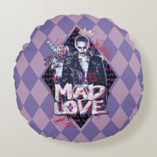 Suicide Squad Mad Love Round Pillow