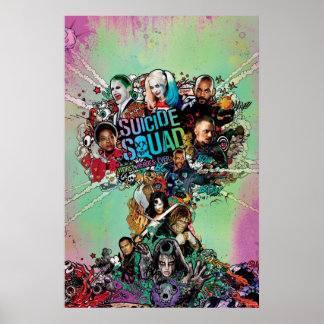 Suicide Squad | Mushroom Cloud Explosion Poster
