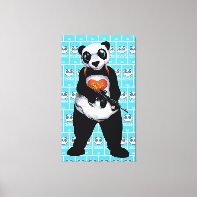 Suicide Squad | Panda Canvas Print (Front)