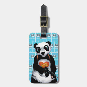 Suicide Squad Panda Luggage Tag