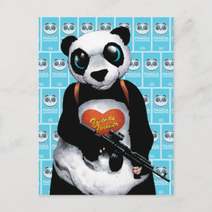 Suicide Squad Panda Postcard