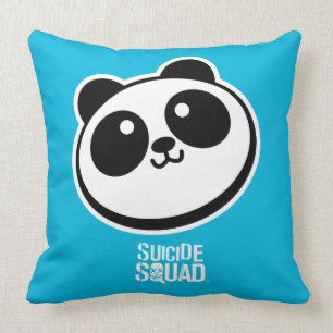 Suicide Squad   Panda Purveyors Logo Throw Pillow