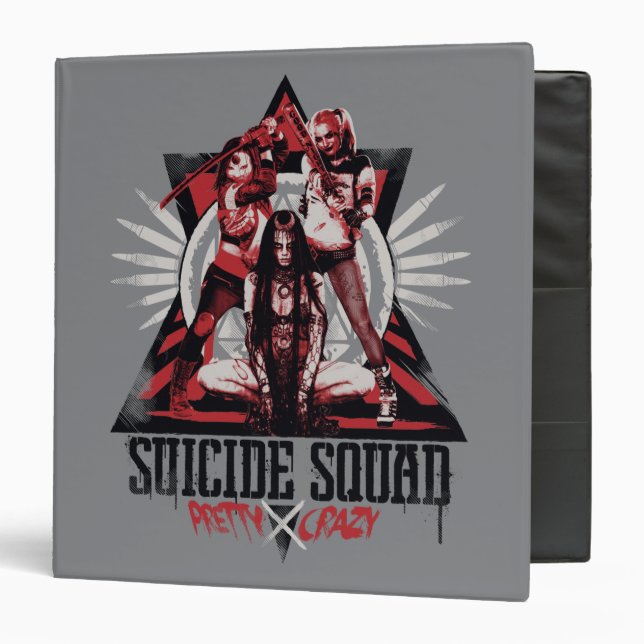 Suicide Squad | Pretty Crazy Squad Girls Binder (Front/Inside)