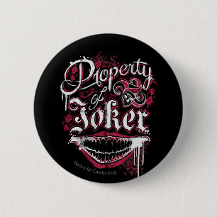 Suicide Squad   Property of Joker 2 Inch Round Button