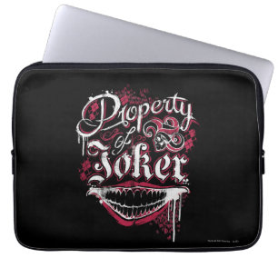 Suicide Squad Property of Joker Laptop Sleeve