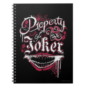 Suicide Squad Property of Joker Notebook
