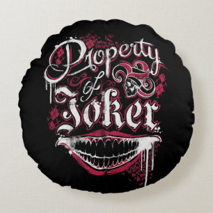 Suicide Squad   Property of Joker Round Pillow