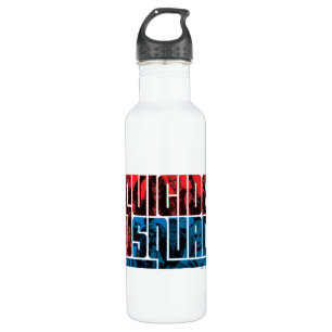 Suicide Squad Red and Blue Logo 710 Ml Water Bottle