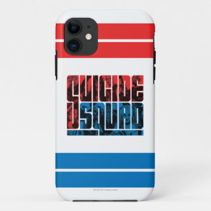 Suicide Squad Red and Blue Logo iPhone 11 Case