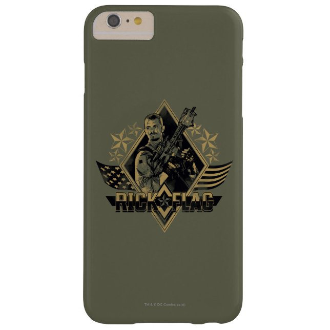 Suicide Squad | Rick Flag Badge Case-Mate iPhone Case (Back)