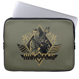 Suicide Squad Rick Flag Badge Laptop Sleeve