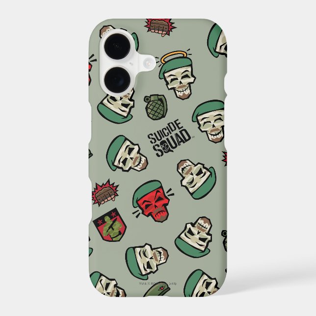 Suicide Squad | Rick Flag Emoji Pattern (Back)