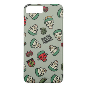 Suicide Squad Rick Flag Emoji Pattern Case-Mate iPhone Case