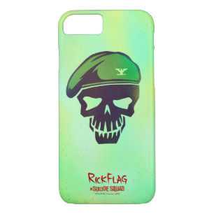 Suicide Squad   Rick Flag Head Icon iPhone 8/7 Case