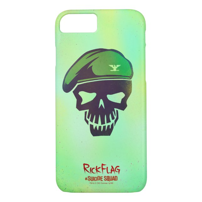 Suicide Squad | Rick Flag Head Icon Case-Mate iPhone Case (Back)