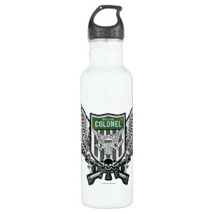 Suicide Squad   Rick Flag Winged Crest Tattoo Art 710 Ml Water Bottle