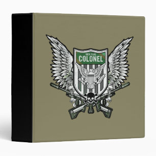 Suicide Squad Rick Flag Winged Crest Tattoo Art Binder