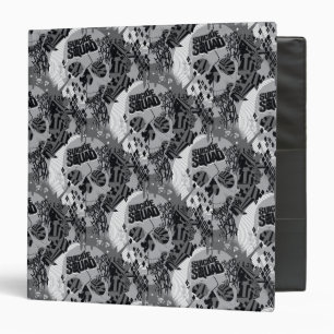 Suicide Squad   Skull Pattern Binder