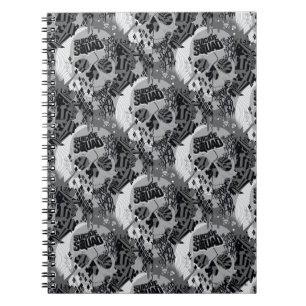 Suicide Squad Skull Pattern Notebook