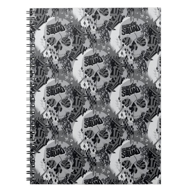 Suicide Squad | Skull Pattern Notebook (Front)
