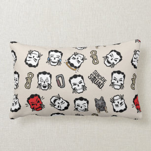 Suicide Squad   Slipknot Emoji Pattern Lumbar Pillow
