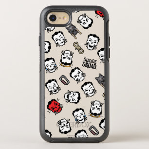 Suicide Squad   Slipknot Emoji Pattern OtterBox Symmetry iPhone 8/7 Case